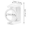 8pcs Rotatable Design Curtain Pole Holder No Drill Curtain Rod Holder  Wall Mount