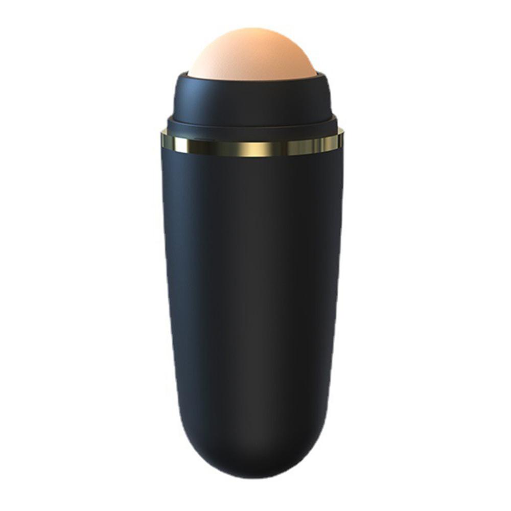 

Oil Absorption Ball Skin Care 1pcs Makeup Tools Mini Volcanic Stone Face Oil Absorbing Roller Beauty Tool Facial Oil Removal чёрный