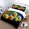 Adorable Colorful Birds In A Row Bedding Set For Kids Luxury Gift 3Pcs Digital Print Comforter Set Soft Comfortable Breathable