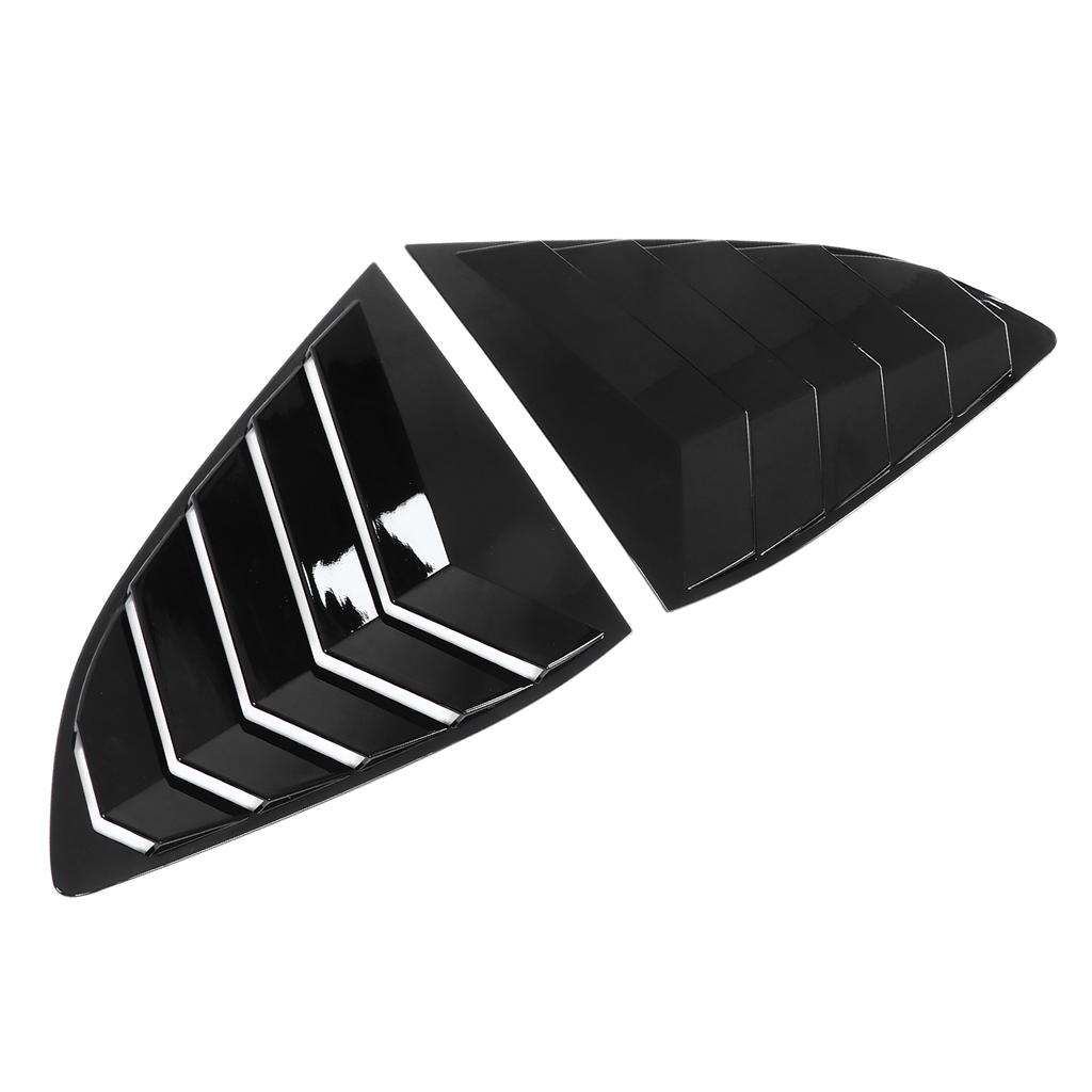 2pcs Rear Side Window Louver ABS Air Vent Scoop Shades Cover Replacement for CRV 2017‑2021