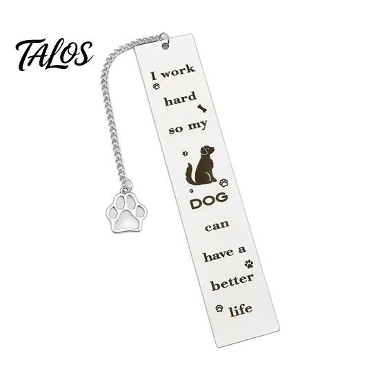 Novelty Cat Book Marker Cute Bookmark, Funny Metal Page with Creative Quote Bookmark Quotes, Stainless Steel for Readers, Lover Gift Rust Proof