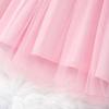 2-7 Years Girls' Long-Sleeved High-Neck Long Dress Autumn/Winter Tulle Dress