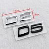 3D Car ABS Rear Trunk Badge Emblem Sticker for Volvo D2 D3 D4 D5 D6 D7 Logo V40 S40 S60 S70 S80 V50 Exterior Accessories