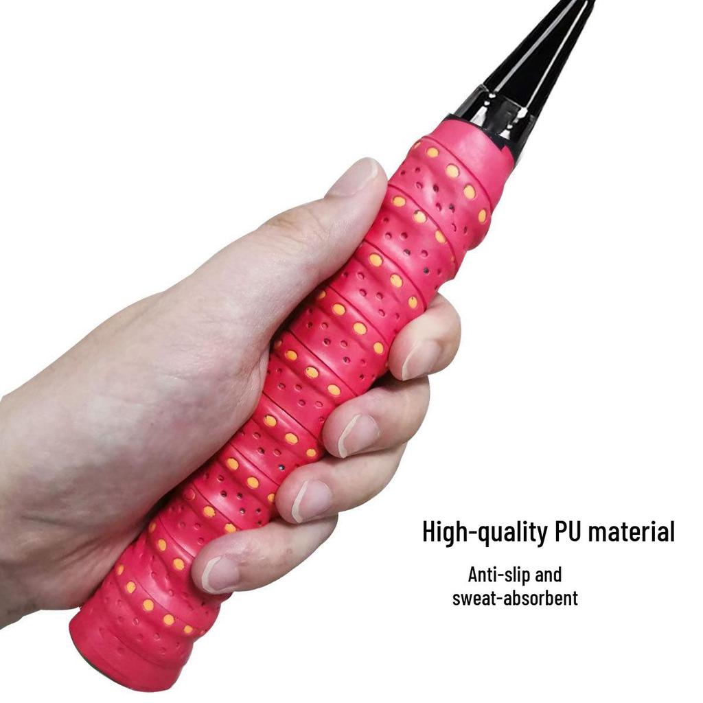 Dual-Color Non-Slip Dragon Bone Grip: Sweat-Absorbing Handle for Badminton, Tennis, and Bicycle Use