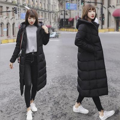 Damen Winter Lange Kapuzen Daunenjacke Mantel Entendaunen Große Größe Plus Warm