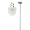 LOGOS Portable Lantern Pole 71905009, Silver, Approx. 45cm Wide x 40cm Deep x 102cm High