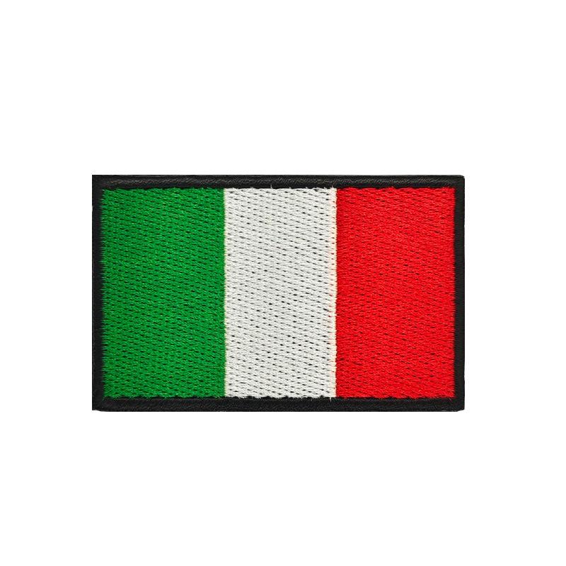 European Flags Embroidered Patches for Bags & Hats - Morale Badges with Hook, Loop & Iron-On Backing