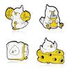 Cartoon Animal Theme Brooch Pin Cartoon Chick Badge Fashionable Gift For Women Stylish Christmas Party Decoration