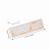 Foldable USB Wired Keyboard Waterproof Silent Keyboard Portable Silicone Keyboard  Computer Game