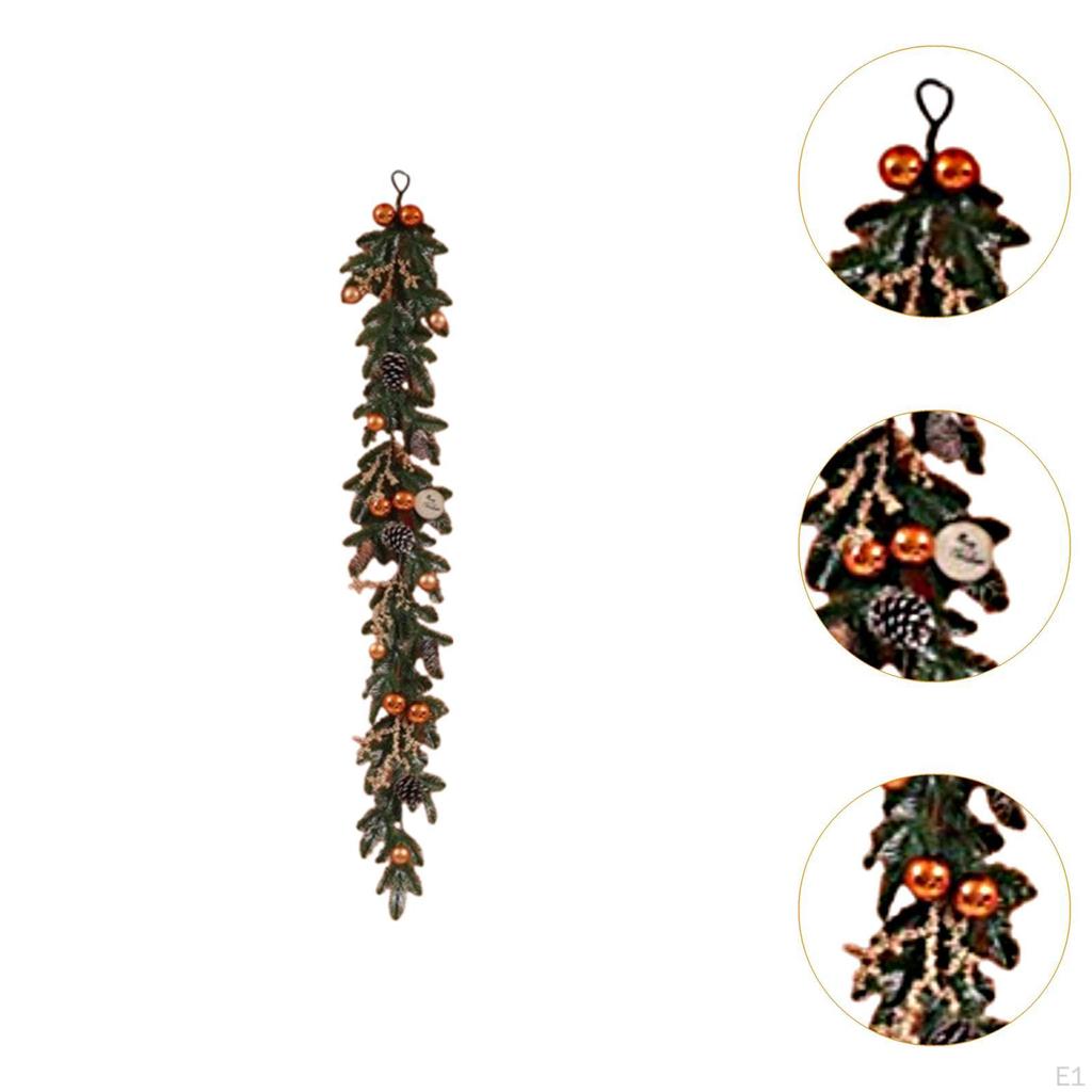 Christmas Faux Rattan Strands Hanging Vines Decor Artificial Vine Fall Garland for Door