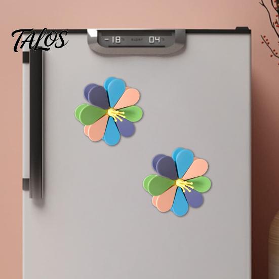 Magnet na ledničku s těsnicími klipy 3D květinové klipy, Ozdoba na svačinu, chléb, jídlo, Svorka na uzavírání sáčků, Kuchyňské doplňky na dekoraci ledničky
