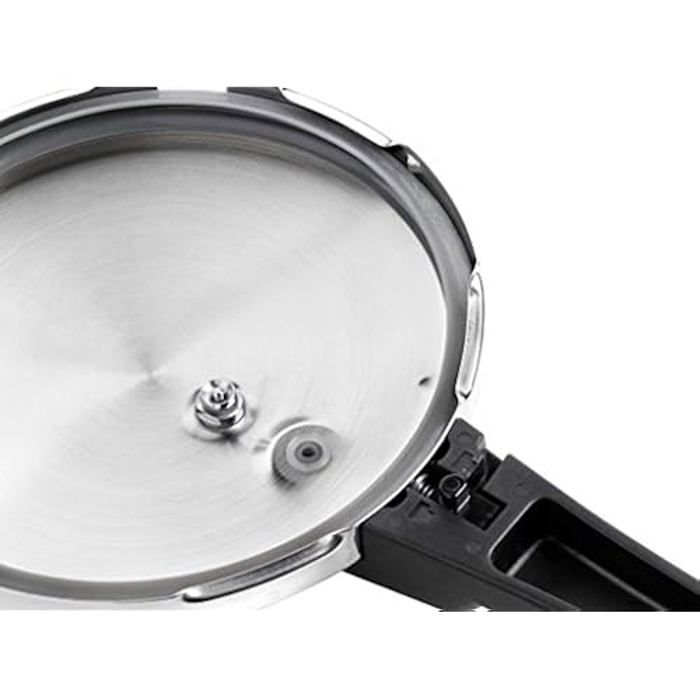 Monix Quick - Rapid Pressure Cooker 7 Liters, 18/10 Stainless Steel, Compatible All Heat Sources Including Induction