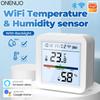Noul Senzor WiFi Temperatură Umiditate Tuya Smart Life Iluminare din spate Higrometru Senzor Termometru Suport Alexa Google Home Assistant