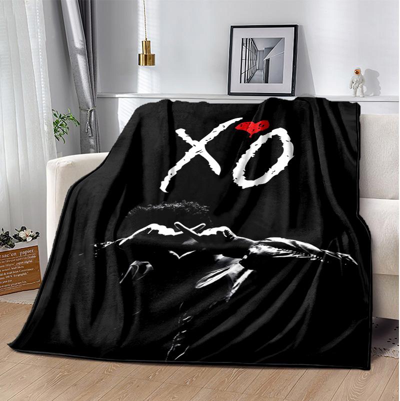 Weeknd Flannel Blanket Soft Warm All-Season Throw, Design for Camping, Car Travel, Hiking Sofa, Bed, Office Perfect Gift for Parties