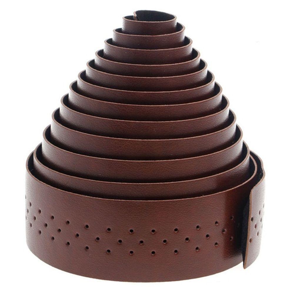 Non-slip Anti-slip Road Bike Cycling Bar Plug Bicycle Grips Leather Wrap Handlebar Tape Protective