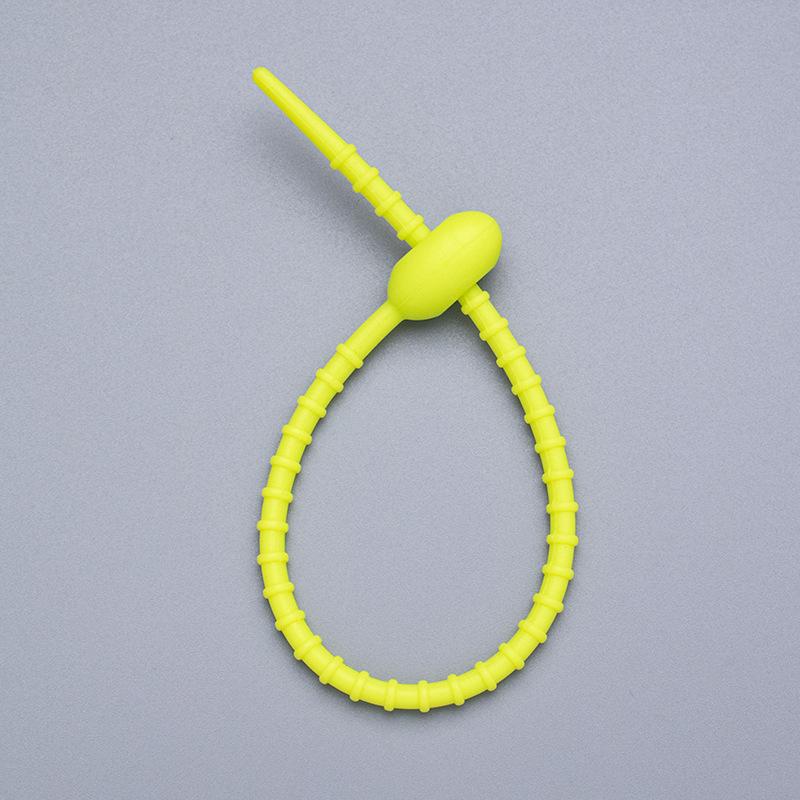 5/10PCS Silicone Reusable Bag Ties Twist Wire Fasten Cable Zip Tie for Headset Data Line Pendant Adjustable Soft Universal Tie