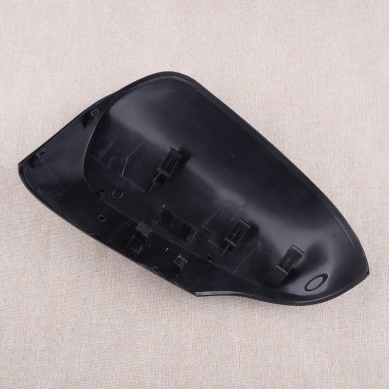 Car Right Side Wing Rearview Mirror Cover Cap ABS Fit For Toyota Yaris 2012- Glossy Black