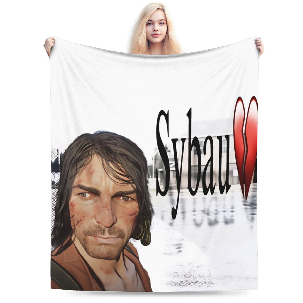 Arthur Morgan RDR Warm Soft Blankets  Boy Girl Plush Throw Blanket Couch Chair Flannel Bedspread Sofa Bed Cover
