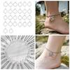 26-Letter Pendant Anklet: Stainless Steel Simple Design Foot Jewelry