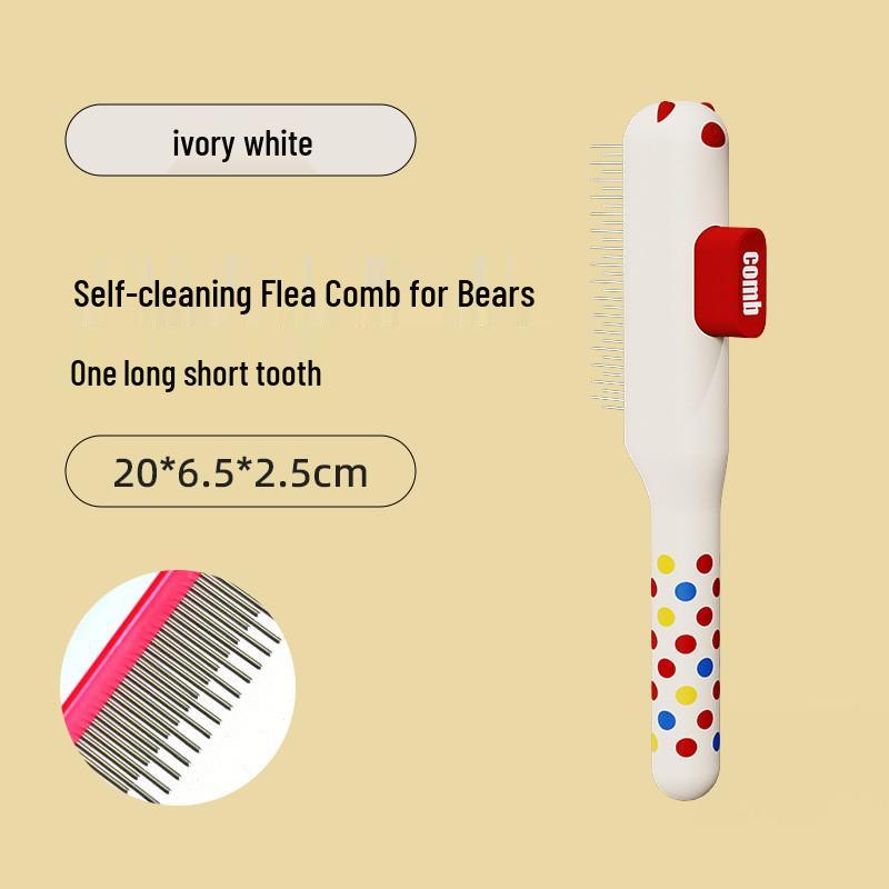 Fluffy Grooming Rake Comb for Bichon Frise & Small Dogs