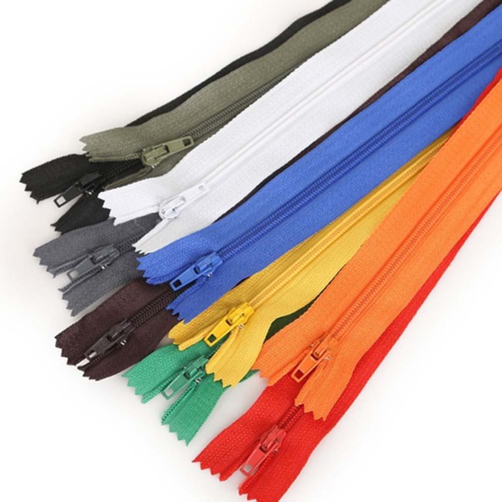 10Pcs/lot Colorful Trousers Clothing Nylon Zippers Handcraft Sewing Tailor