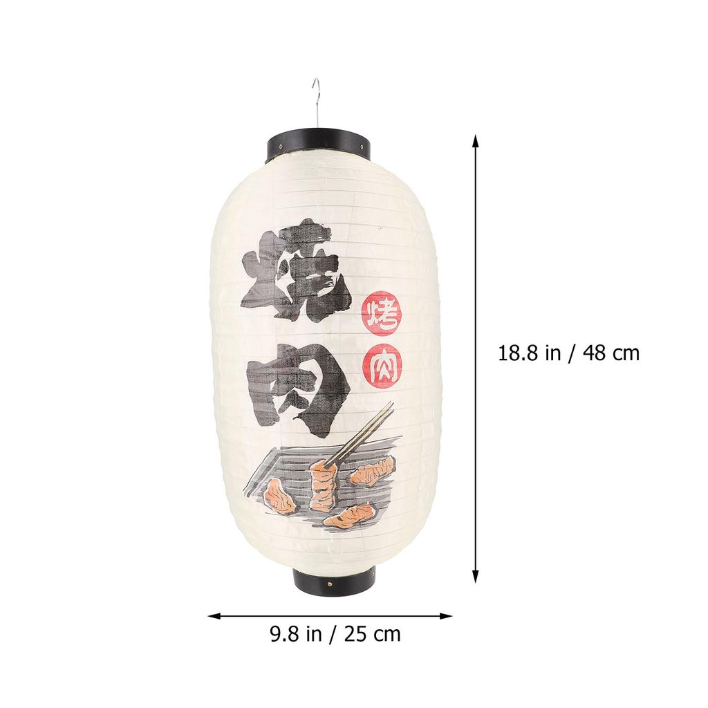 Japanese Restaurant Lantern Hanging Fabric Lantern Silk Traditional Decorative Lamp Shade Traditional Lanterns
