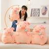Plushies Dolls Bow Pig Plush Toys Fluffy Piggy Stuffed Animals  Birthday Christmas