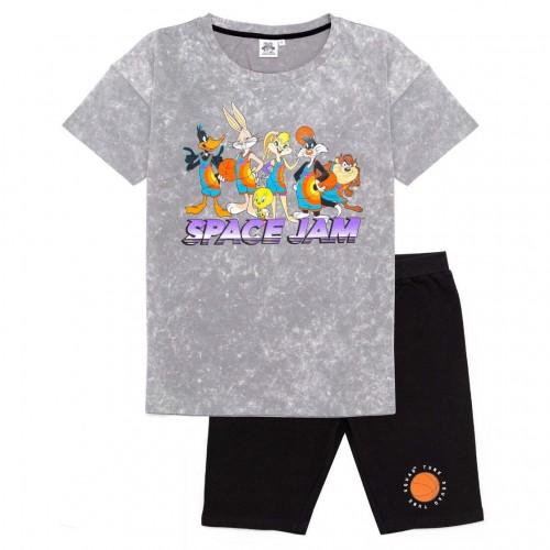 Space Jam Womens/Ladies T-Shirt & Shorts Set