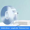 1/3/5M Double Sided Tape Transparent Acrylic Reusable Waterproof Adhesive Traceless Tape Gadget