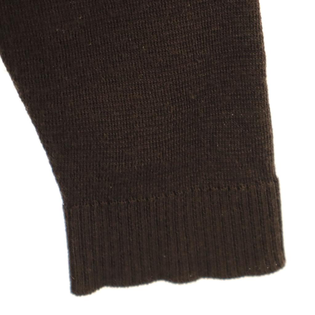 TENDERLOIN Made In Japan Long Sleeve Half Button Sweater L Brown Knit Men's Used