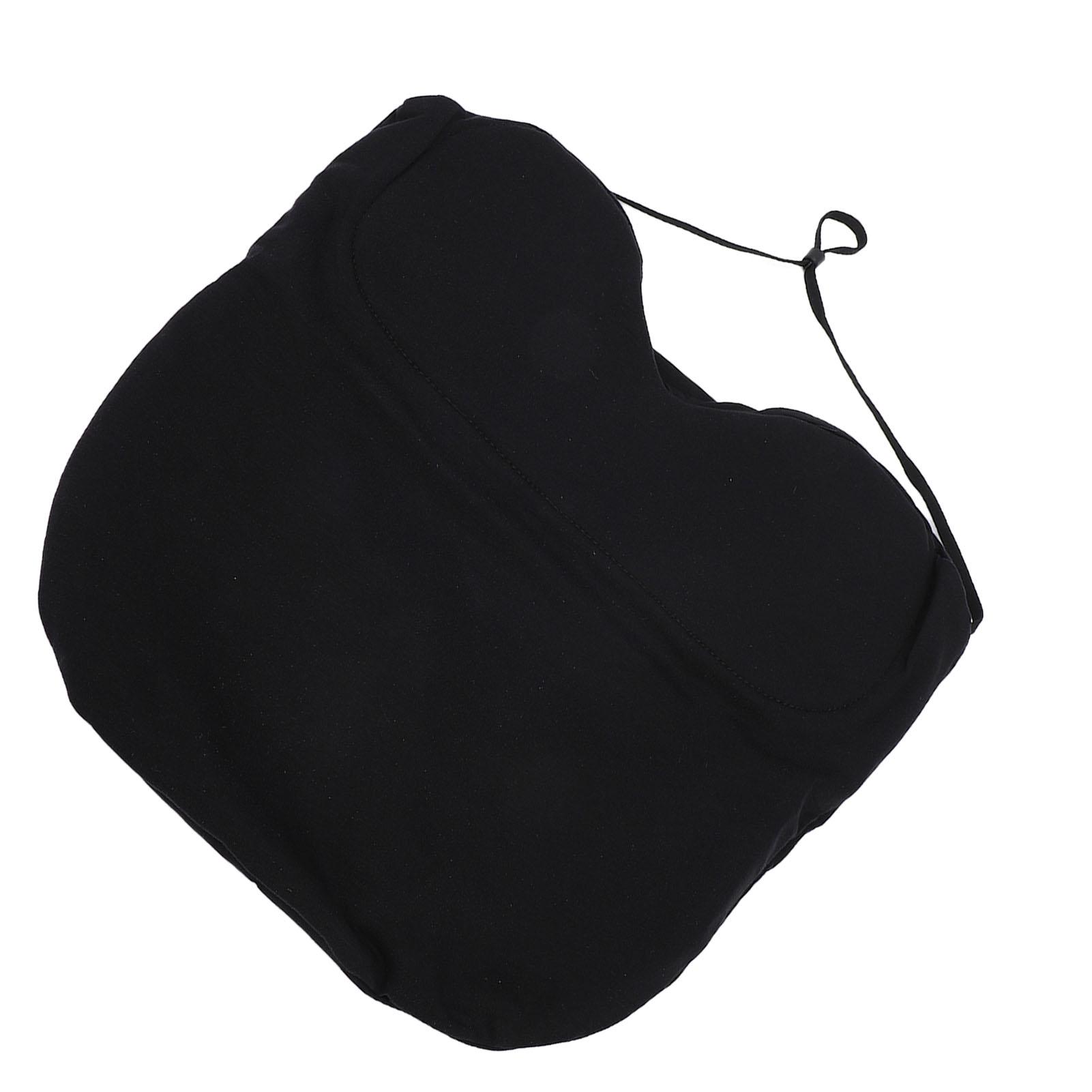 

Blackout Sleep Cap with Eye Cover Blocks Light Windproof Soft Blackout Sleep Nap Hat for Travel Nap Black