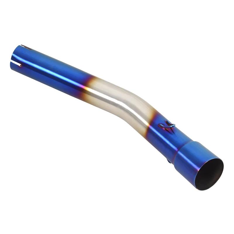 Mid Pipe Link Tube For YAMAHA Tenere 700 2019-2023/ Rally Edition 2020-2023 Mortorcycle Exhaust Stainless Steel Mufflers