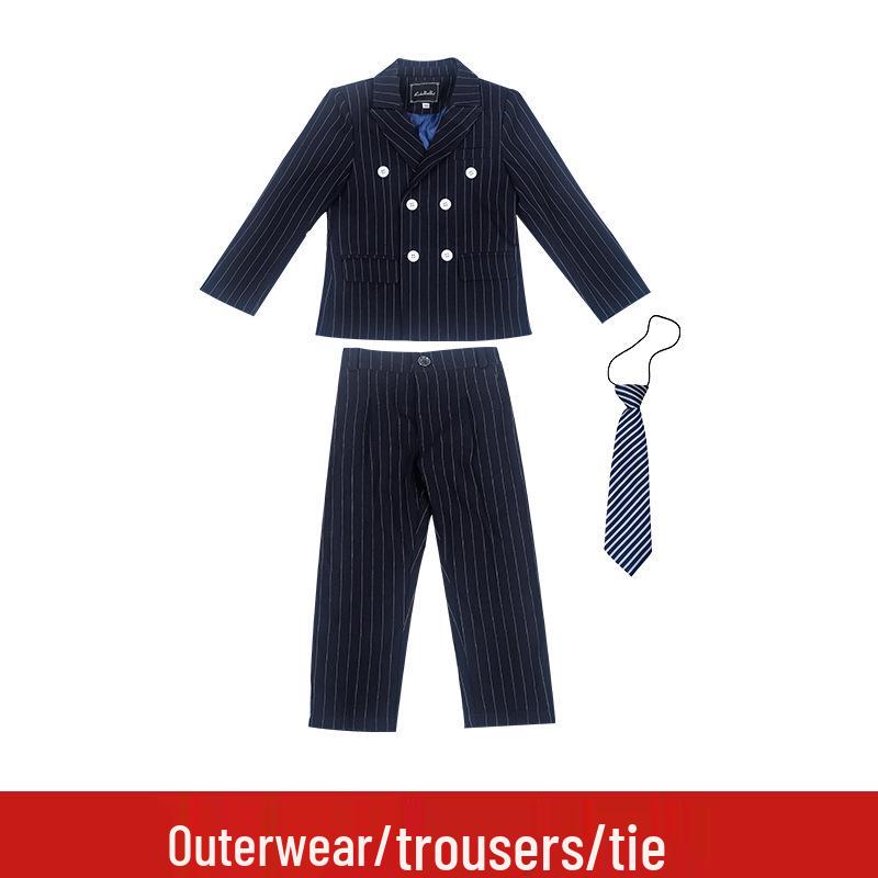 Set costum formal blazer princiar pentru băieți pentru scenă și interpretare la pian