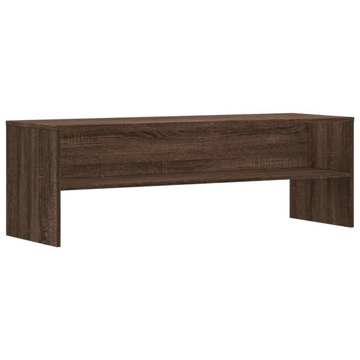 VidaXL Meuble TV chêne marron 120x40x40 cm bois d'ingénierie, support TV, buffet TV, meuble multimédia, banc TV, armoire 835566