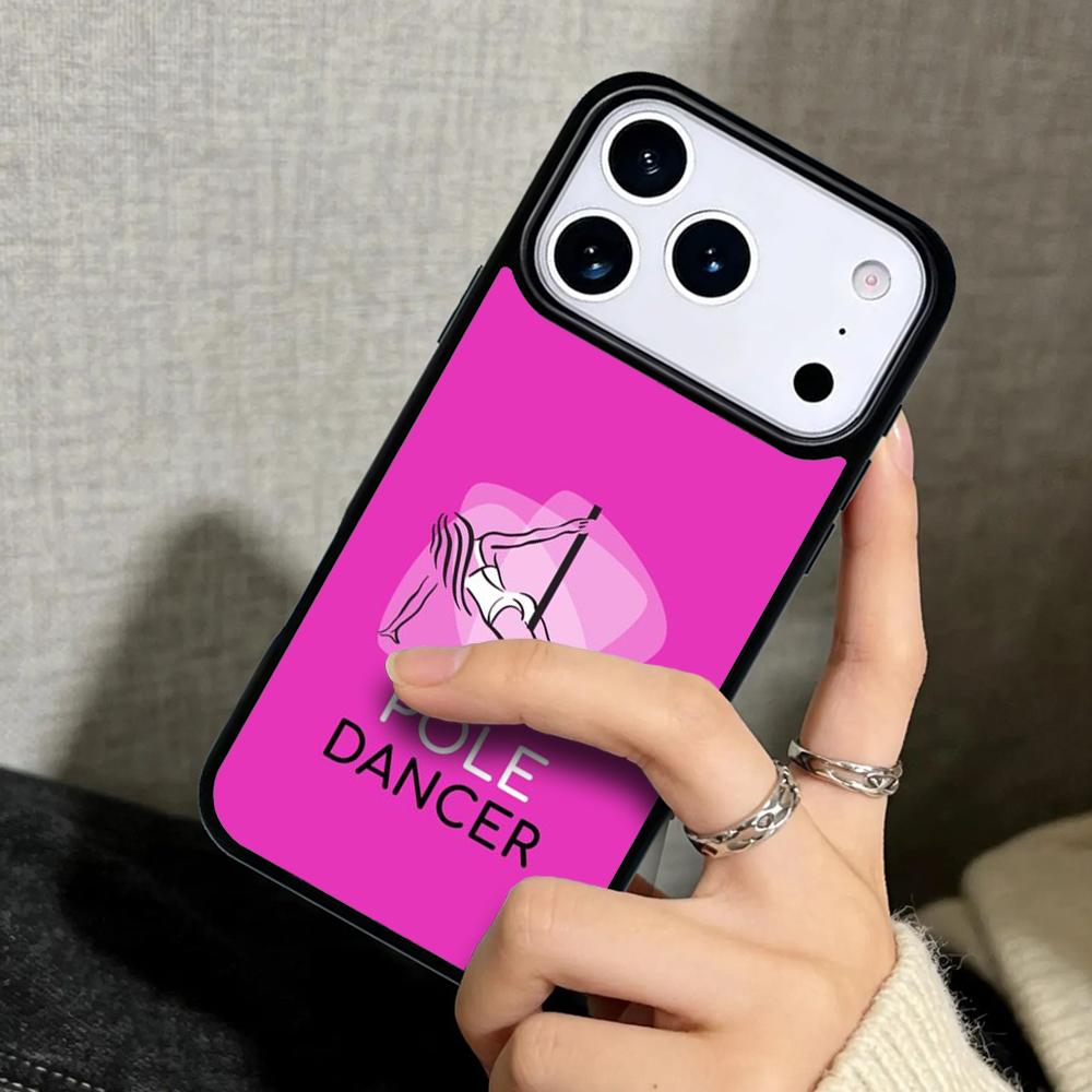 Capa Case for iPhone 17 Air 16 Pro Max 15 Plus 11 13 Mini 14 12 Back Phone Cover Pole Dancer Dancing