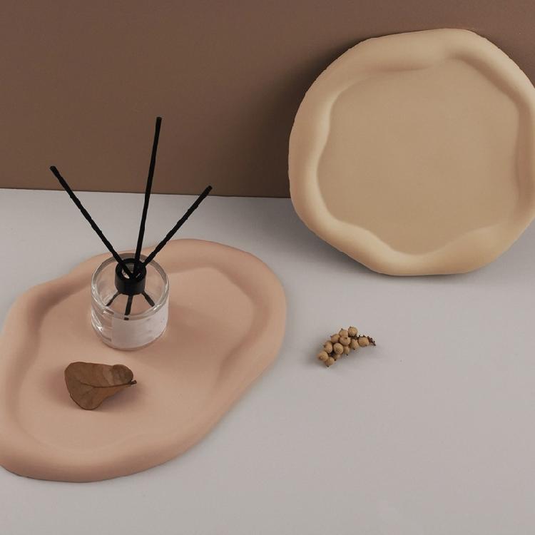 Packung mit 2 Silikonformen in unregelmäßiger Form, Harztablettformen, Silikonplattenformen, Silikontextur-Bastelformen