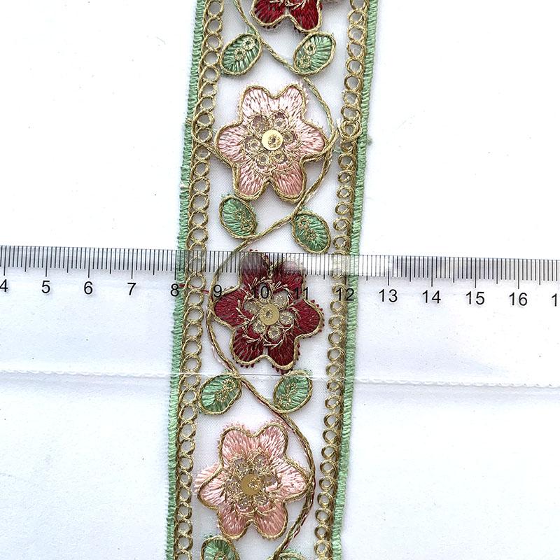 

4м/13.12фут кожен пакет мереживо шиття вишивка оздоблення білий великий широкий стрічки штора крива аксесуар ручна робота DIY ремесло квітка бюстгальтер сукня бальні сукні прикраса