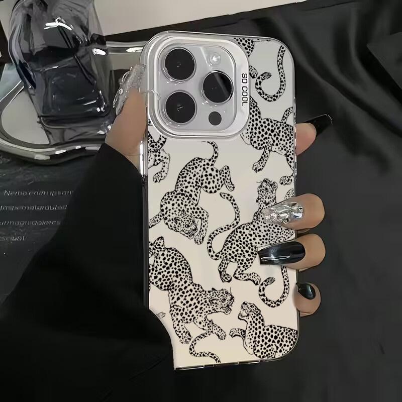 Fashionable Leopard Print Anti-Drop Phone Case For Xiaomi Mi 13 12 11 Lite 5G 14 13T 12T 14T Poco M6 X6 X5 F5 F6 Pro 4G Cover