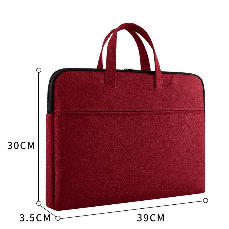 

1pcs Handheld file bag briefcase Oxford canvas casual men s office storage zipper data computer bag women