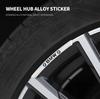 4pcs Aluminum Car Badge Styling Wheel Hub Rims Decor Stickers For BMW M Performance E36 E60 E90 X2 X1 X3 X5 E46 E39 E70 M3 M5 M6