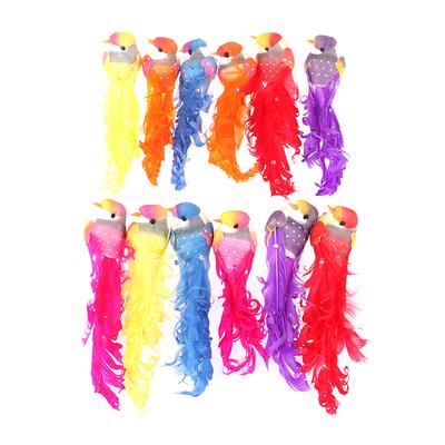 Random Artificial Birds Fake Foam Animal Simulation Feather Birds Models Diy Wedding Home Garden Ornament Decoration