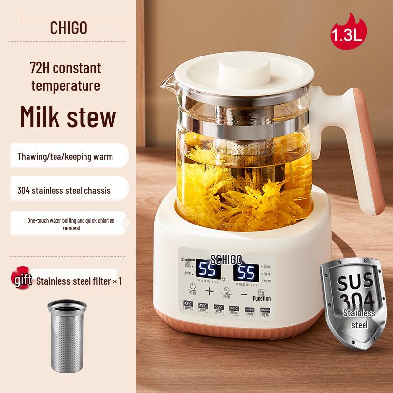 Zhigao Smart Temperature-Controlled Tea Maker & Electric Kettle for Home and Office