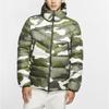 Nike Camouflage Hooded Down Jacket Men Jackets Green-Camouflage BV4763-222