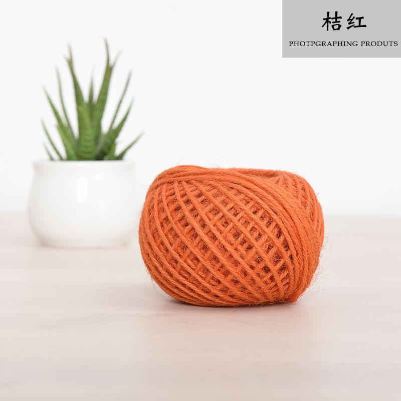 Handmade Hemp Rope, Multi-Colored Decorative Rope, Retro Woven Binding Rope Diy Photo Wall, The Wonder Of Colored Wool Ball Sails
