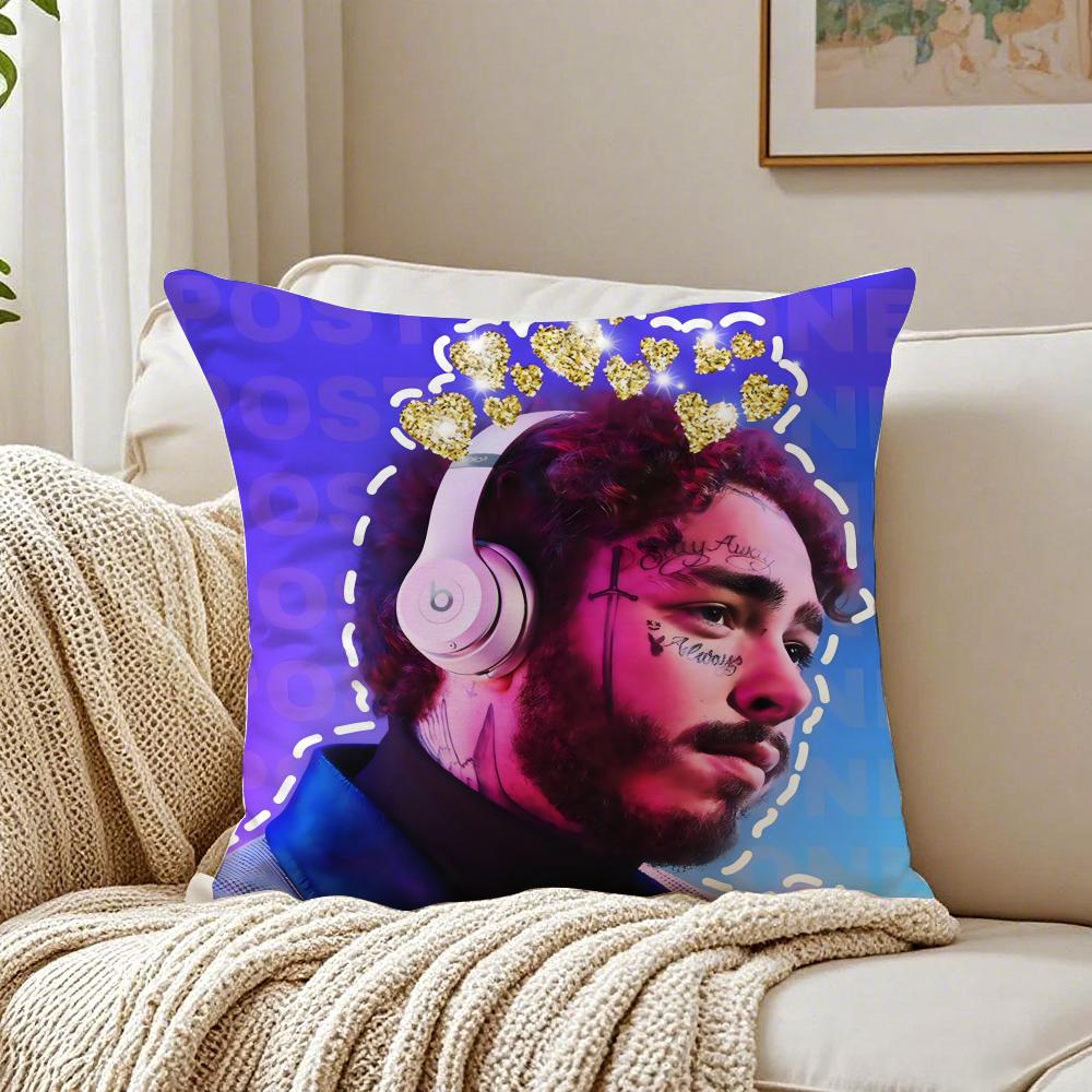 Singer PPost MMalone Cushion Cover Pillowcase Antidustmite living Room Sofa Decor Cushion Room
