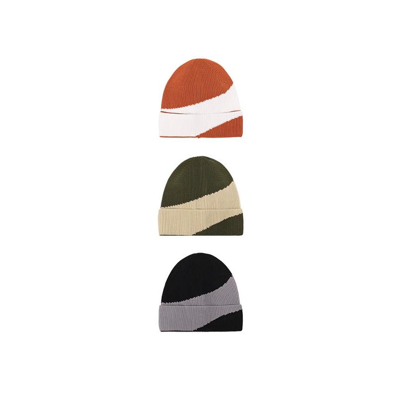 

WTEMPO Ear Protection Elastic Knitted Hats Couple Windproof Cold-proof Warm Striped Hats Men s Autumn Winter Outdoor Cycling Skiing Hats 3pcs