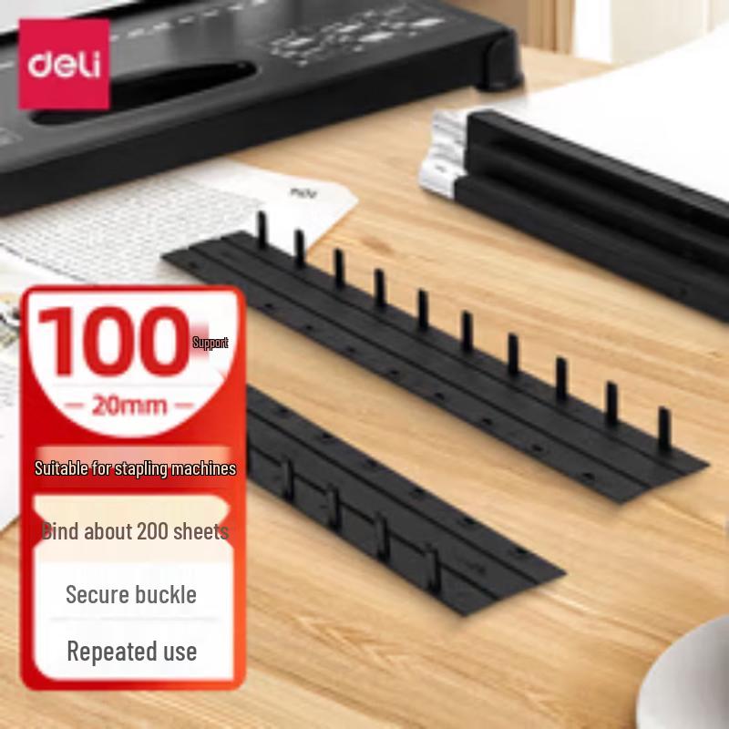 Deli 10-Hole Plastic Binding Combs
