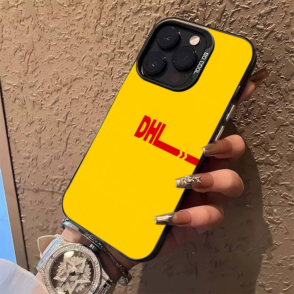D-DHL-L logo Barevný kryt na telefon Pro iPhone 17 16 15 14 13 12 11 Pro Max Plus Pro