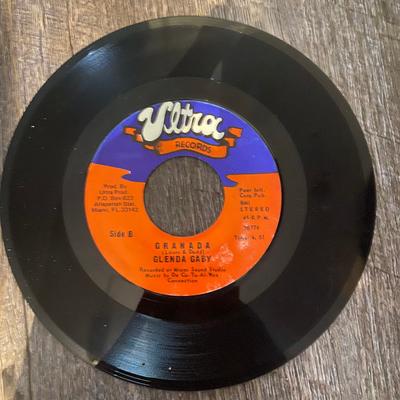 7-Zoll Schallplatte GLENDA GABY - Manaña /Granada 20776 Ultra Records US Soul/Funk Gebraucht