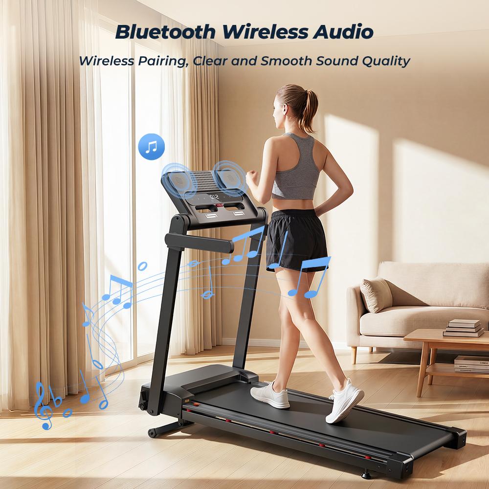Walking Pad FT54 1–14 km/h Speed 0–15 Levels Incline 3 HP Peak Motor Power with App Compatibility